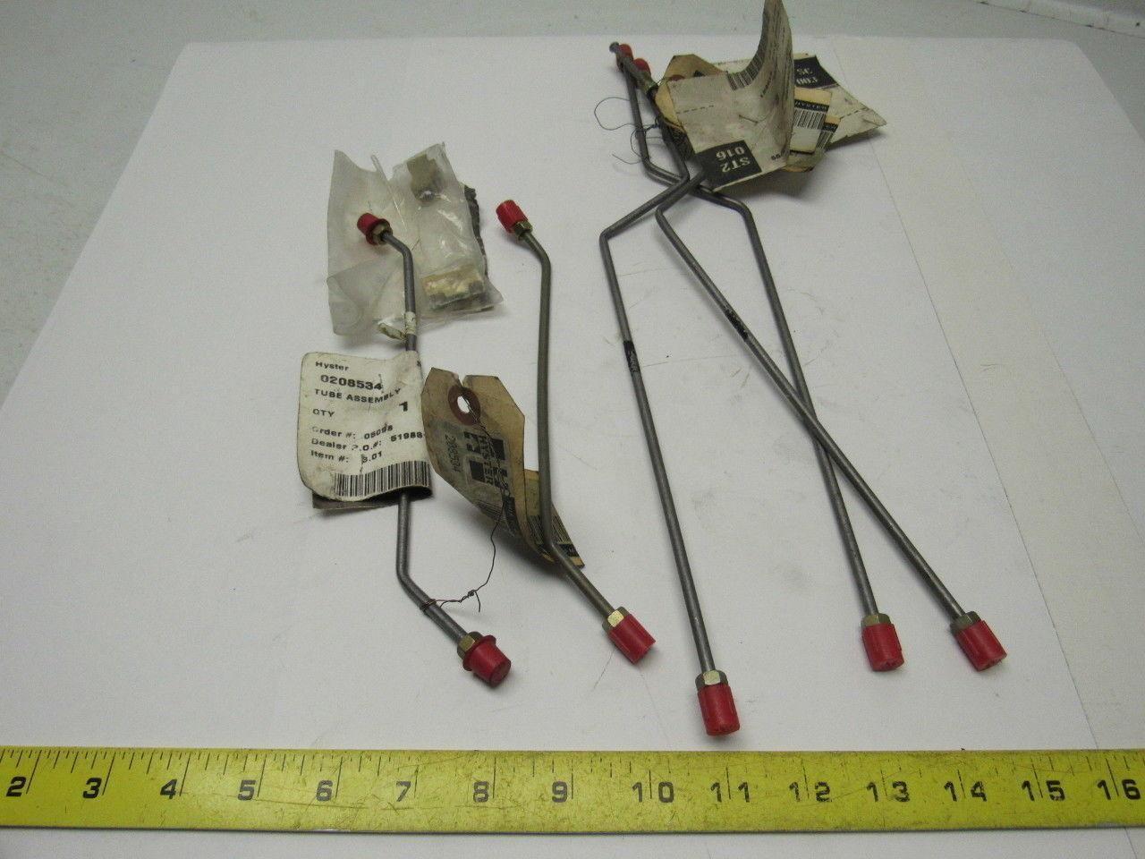 Hyster 0208535 Hyster Tube Assembly Assorted Lot OF 7 Pieces