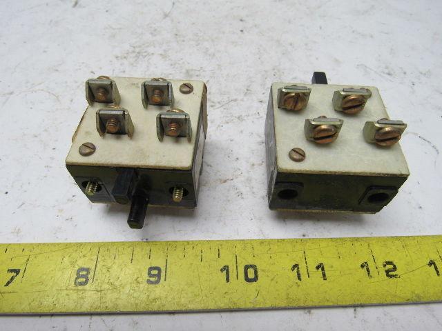 Westinghouse OTIC Heavy Duty Oil-Tite Contact Block Lot of 2