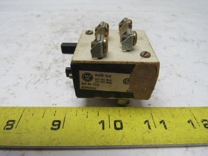 Westinghouse OTIC Heavy Duty Oil-Tite Contact Block Lot of 2