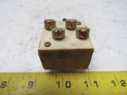 Westinghouse OTIC Heavy Duty Oil-Tite Contact Block Lot of 2
