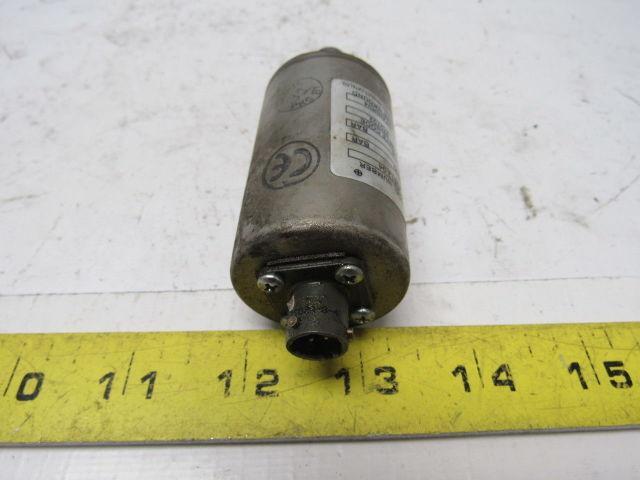 Barksdale 425T2-04 Pressure Transducer 0-100PSIG 4 Pin Female Plug