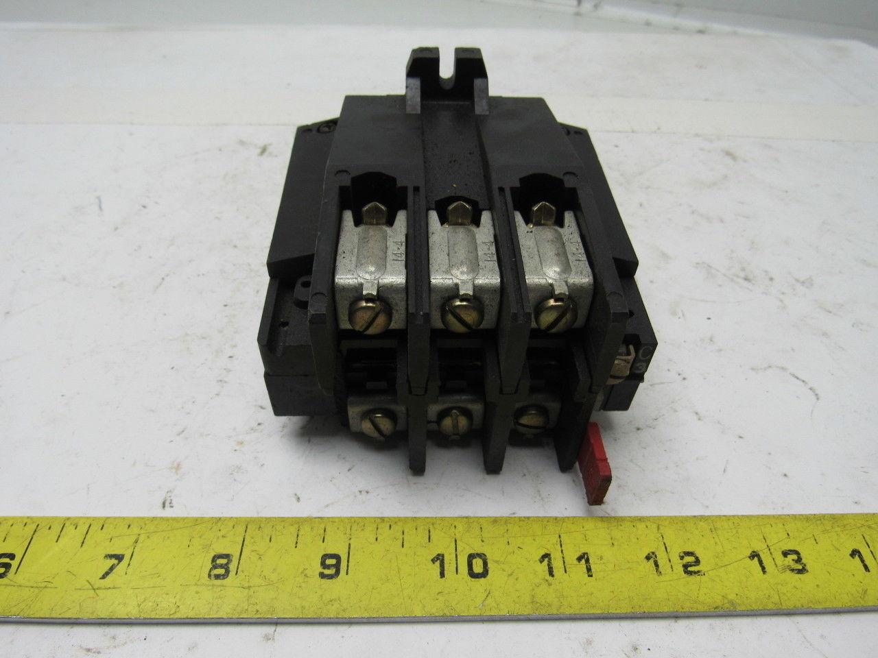 Sylvania/Joslyn Clark 7324 TM 3 Line Overload Relay Size 2 600V