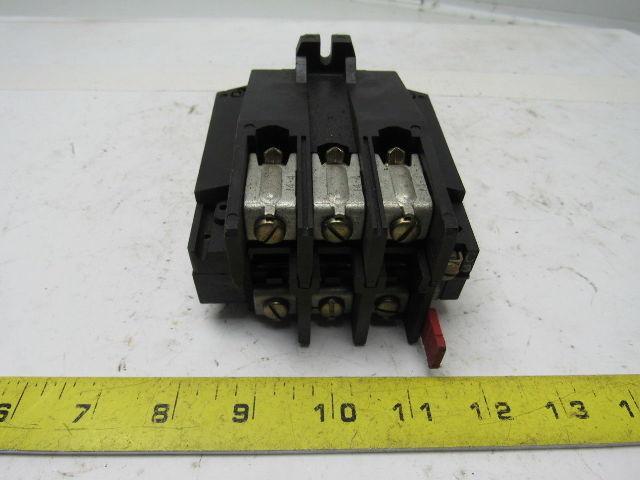 Sylvania/Joslyn Clark 7324 TM 3 Line Overload Relay Size 2 600V