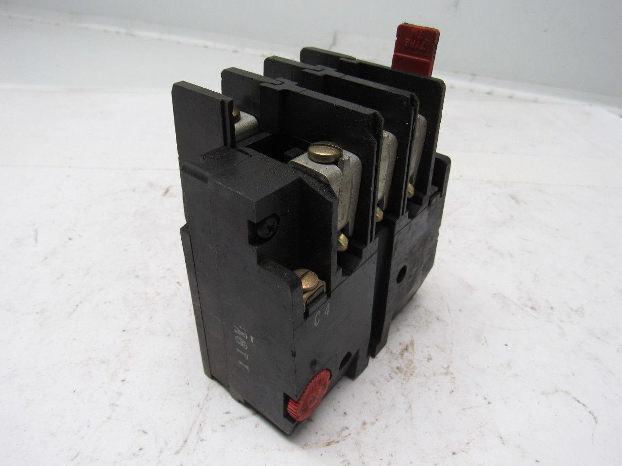 Sylvania/Joslyn Clark 7324 TM 3 Line Overload Relay Size 2 600V