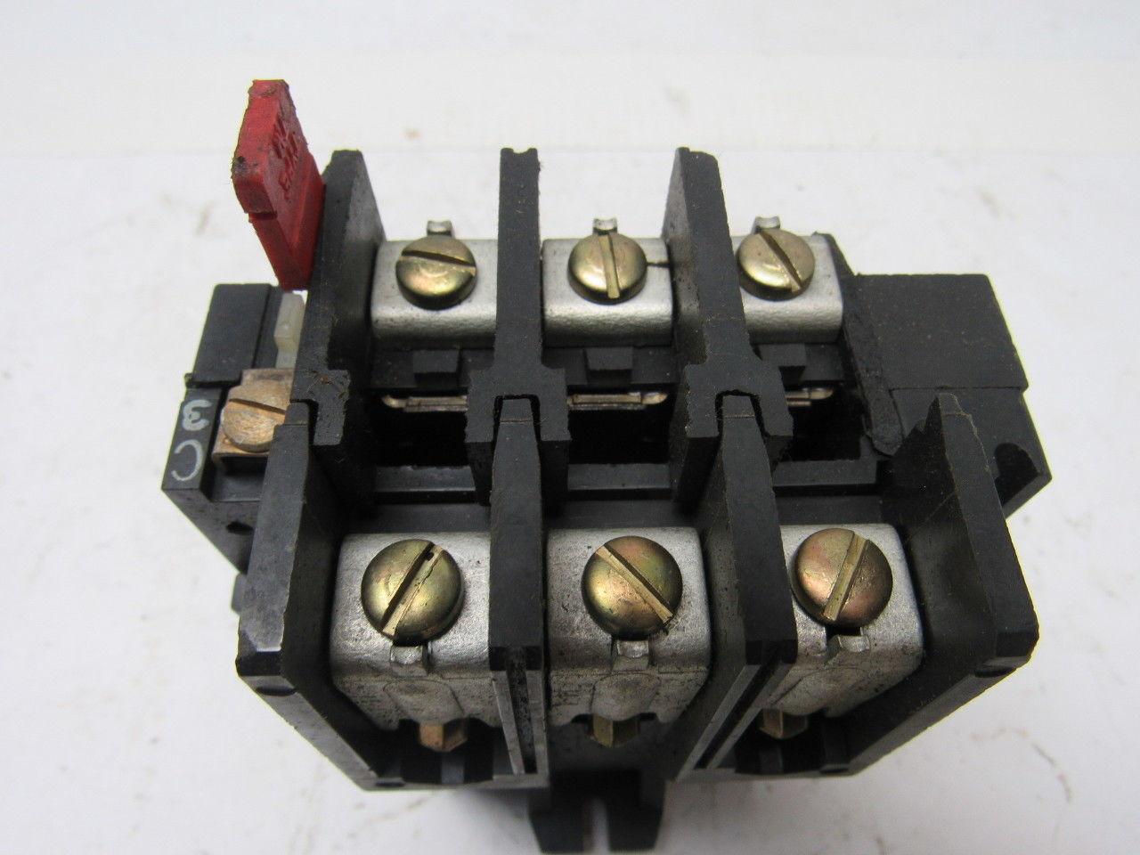 Sylvania/Joslyn Clark 7324 TM 3 Line Overload Relay Size 2 600V