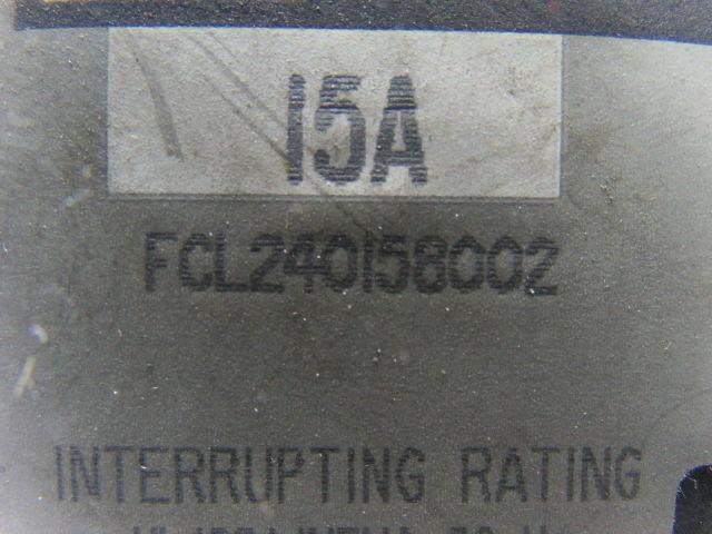 Square D FCL240158002 15 AMP Thermal Magnetic Circuit Breaker