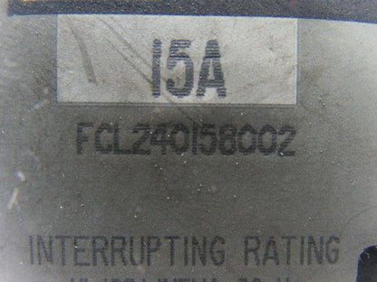 Square D FCL240158002 15 AMP Thermal Magnetic Circuit Breaker