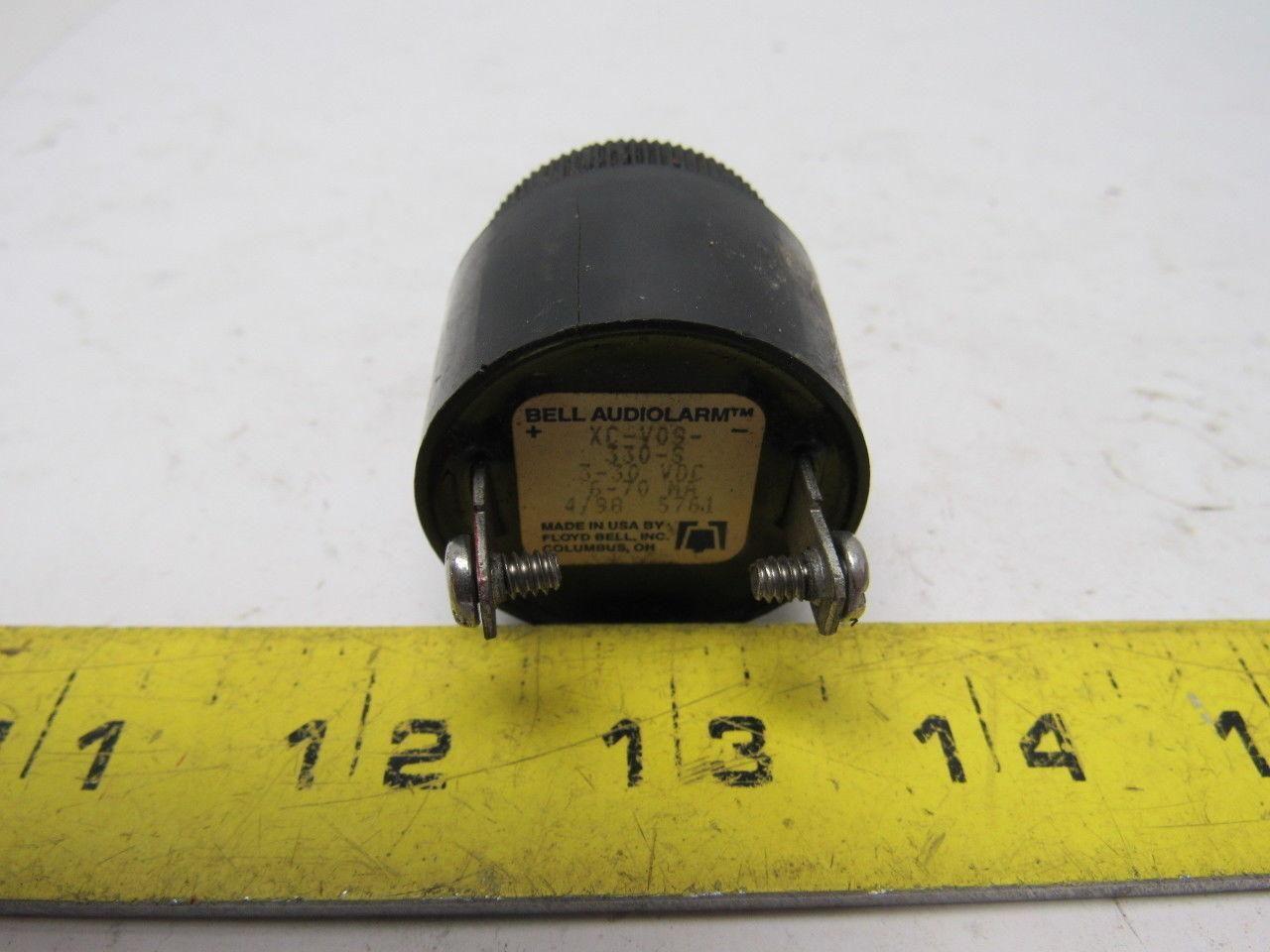 Floyd Bell XC-V09-330-S 82- 103 dBA Extra Loud Alarm 3-30VDC Continuous Lot Of 3