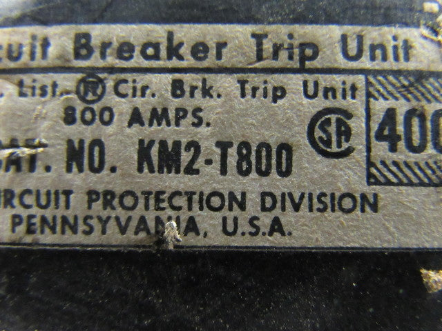 ITE KM2-T800 800 Amp Bolt on Circuit Breaker 600VAC 2 Pole