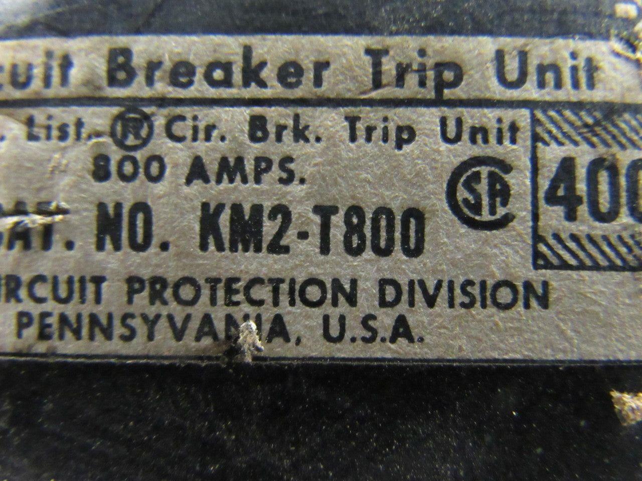 ITE KM2-T800 800 Amp Bolt on Circuit Breaker 600VAC 2 Pole