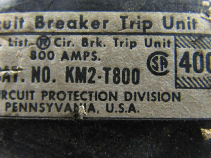 ITE KM2-T800 800 Amp Bolt on Circuit Breaker 600VAC 2 Pole
