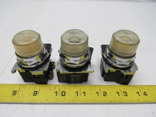 Cutler Hammer 10250T/91000T LED Pilot Indicator Light Module Lot Of 3