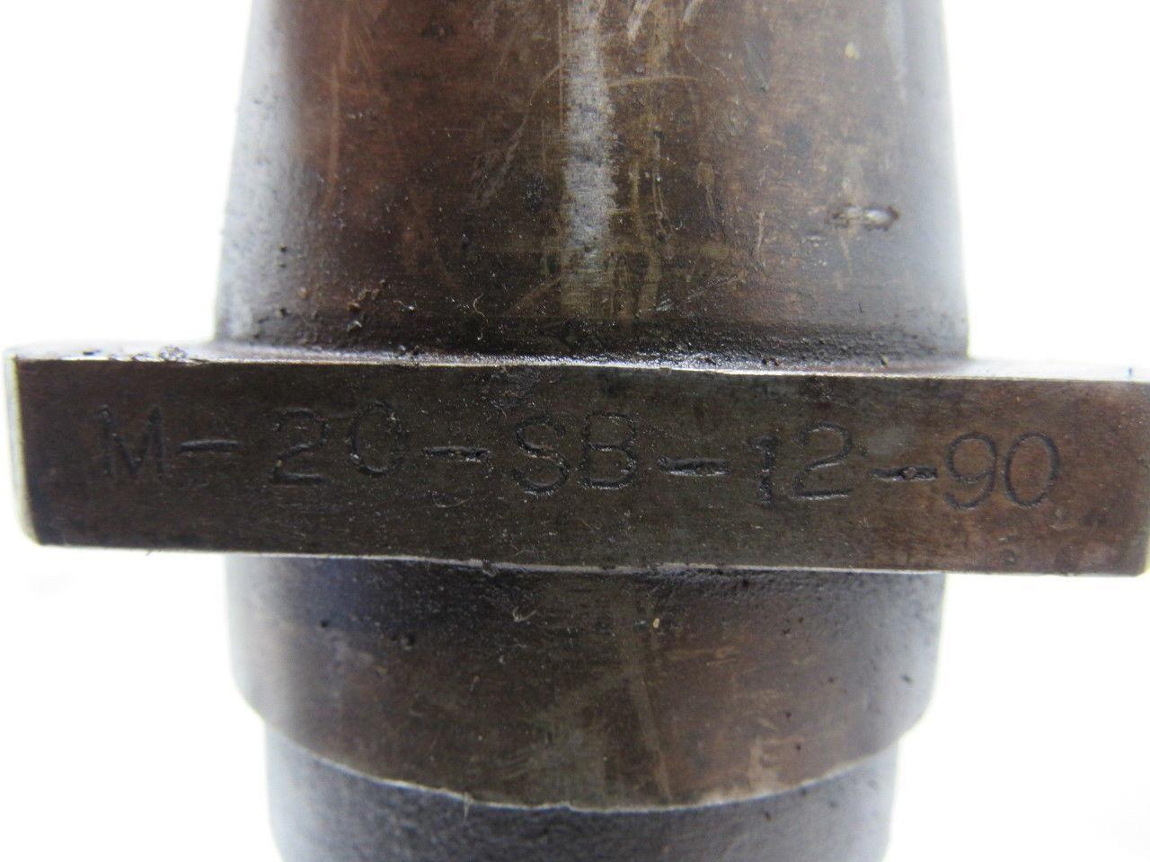 P.D.Q. M-20-SB-12=90 Straight Boring Bar Quick Change Tool Holder 12" Proj. 90°