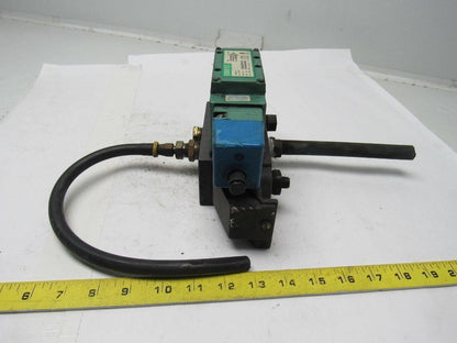 Numatics 124BA43BMP56Y61 2 Position 4 Way Single Solenoid Spring Return Valve