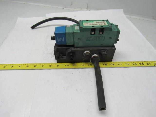 Numatics 124BA43BMP56Y61 2 Position 4 Way Single Solenoid Spring Return Valve