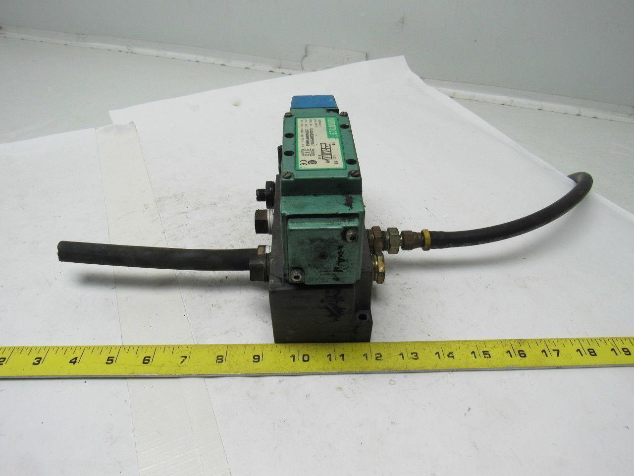 Numatics 124BA43BMP56Y61 2 Position 4 Way Single Solenoid Spring Return Valve