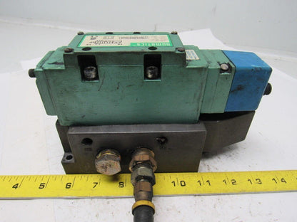 Numatics 124BA43BMP56Y61 2 Position 4 Way Single Solenoid Spring Return Valve