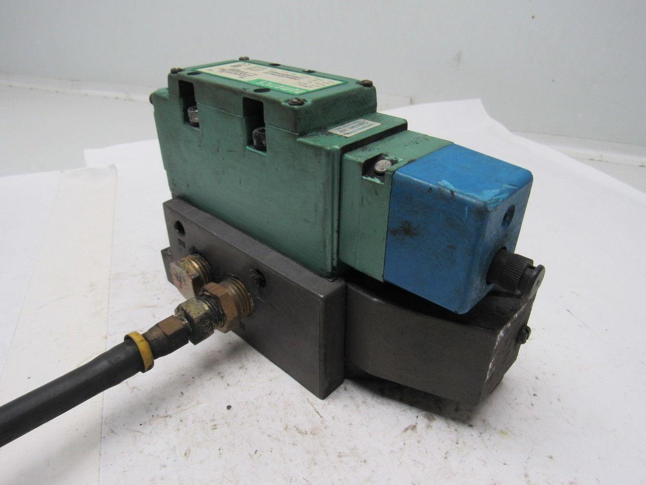 Numatics 124BA43BMP56Y61 2 Position 4 Way Single Solenoid Spring Return Valve