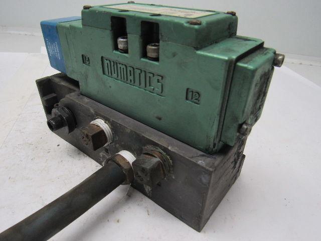 Numatics 124BA43BMP56Y61 2 Position 4 Way Single Solenoid Spring Return Valve