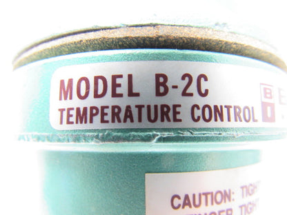 BURLINGTON INSTRUMENTS B-2C 672 Adjustable Temperature Control Limit