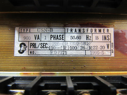 SAO Electric Power Transformer Type USN-B 900 VA