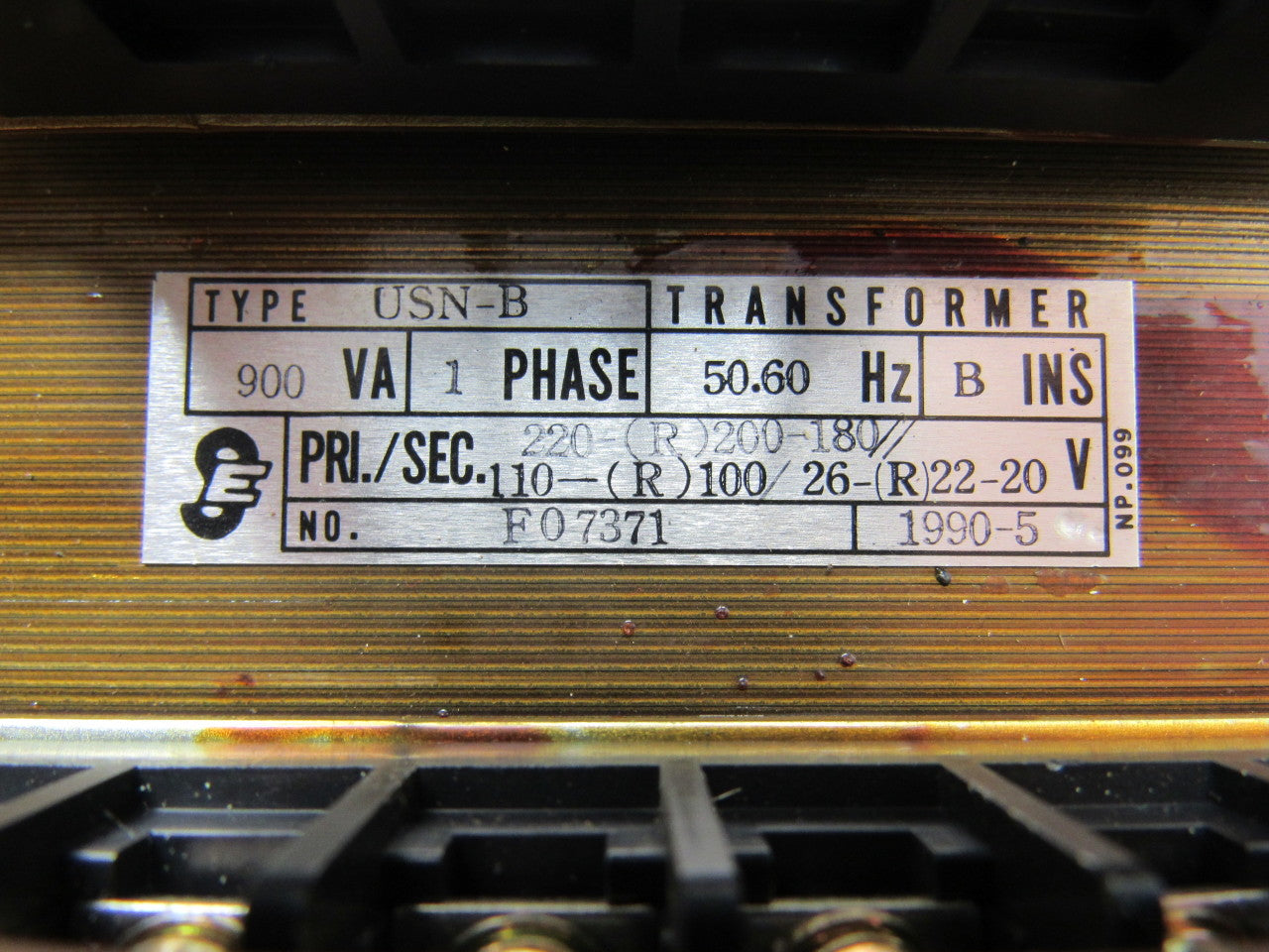 SAO Electric Power Transformer Type USN-B 900 VA