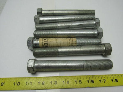Hyster 0186433 Cap Screws 6-1/2" L 7/8"-14 Thread 2-1/4" Thread Length Lot of 7