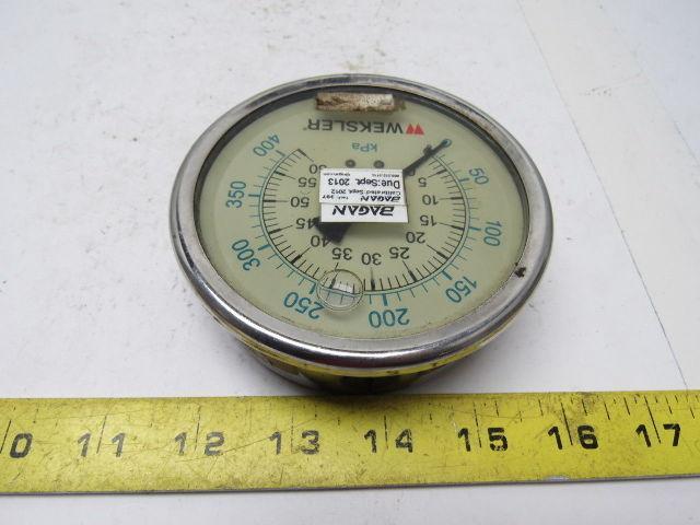 Weksler 4" Pressure Gauge 0-60psi Glycerin Filled Bottom mount 1/4"NPT
