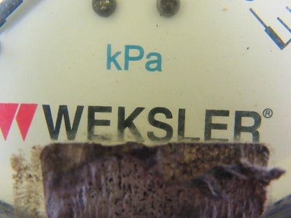 Weksler 4" Pressure Gauge 0-60psi Glycerin Filled Bottom mount 1/4"NPT