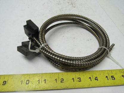 Banner IR23S Terminated Single Fiberoptic  Glass Through Beam Block Lot of 2