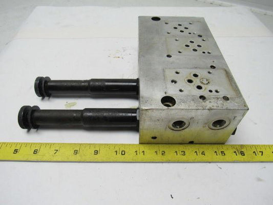 PARKER HYDRAULIC HFC32 387 LA Valve Manifold Body Takeoff Seiki HT20S 2