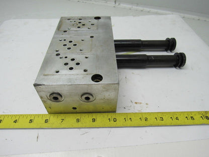 PARKER HYDRAULIC HFC32 387 LA Valve Manifold Body Takeoff Seiki HT20S 2