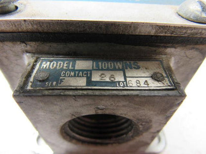 Gould Modicon L100WNS Severe Duty Limit Mill Switch NEMA A600