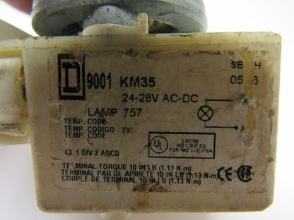 Square D 9001 KM35 Light blocks for pilot & pushbuttons Lot of 5