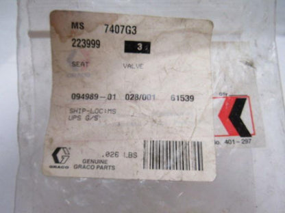 Graco 223999 Valve Seat 7/16-14 Lot of 3