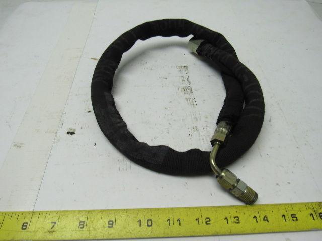Dayco AX04 E-Z Flex Hose 1/4" ID W/ Protec Nylon Hose Sleeve 35" OAL