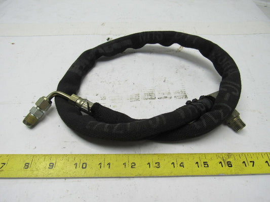 Dayco AX04 E-Z Flex Hose 1/4" ID W/ Protec Nylon Hose Sleeve 35" OAL