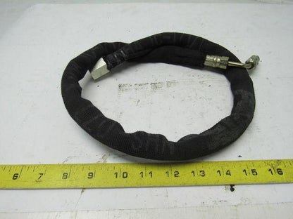Dayco AX04 E-Z Flex Hose 1/4" ID W/ Protec Nylon Hose Sleeve 35" OAL