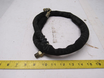 Dayco AX04 E-Z Flex Hose 1/4" ID W/ Protec Nylon Hose Sleeve 35" OAL