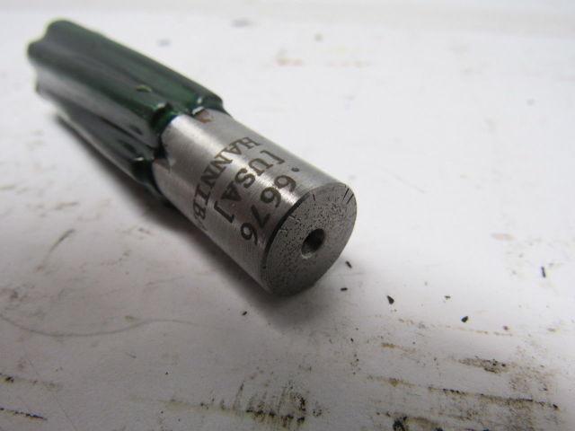 Hannibal .6676" Dia.  6-Left Spiral Flute Chucking Reamer 3" OAL Carbide