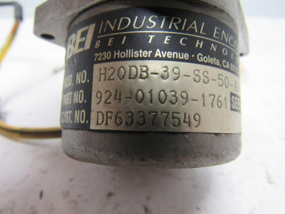 BEI H20DB-39-SS-50-AB-3904-SC18-24V Optical Incremental Encoder