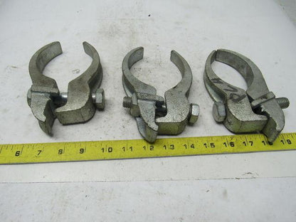Steel City PA-4 Galvanized Beam Clamps for Mounting 4" Pipe Conduit Lot Of 3