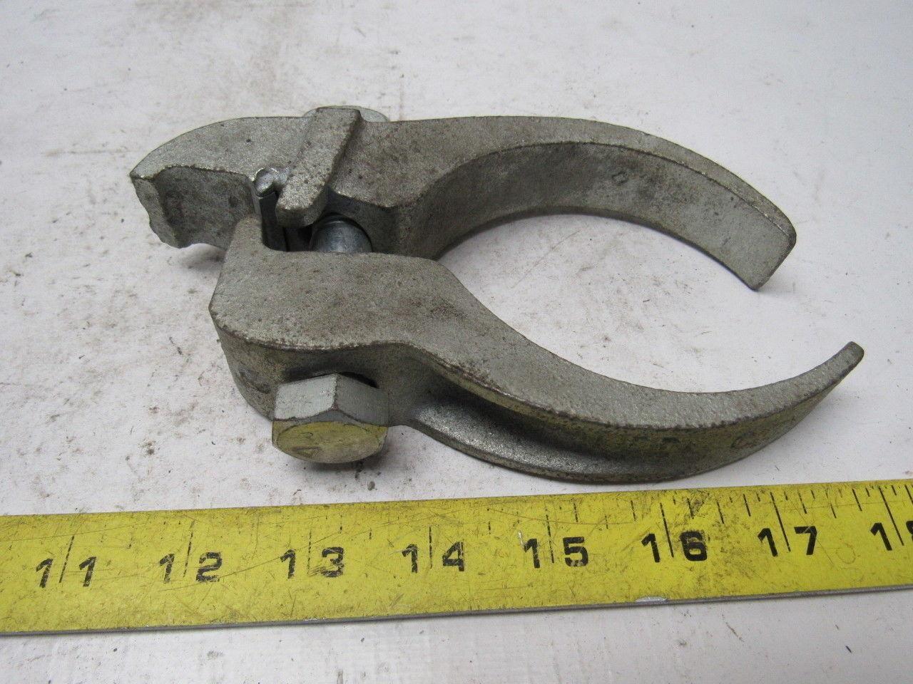 Steel City PA-4 Galvanized Beam Clamps for Mounting 4" Pipe Conduit Lot Of 3