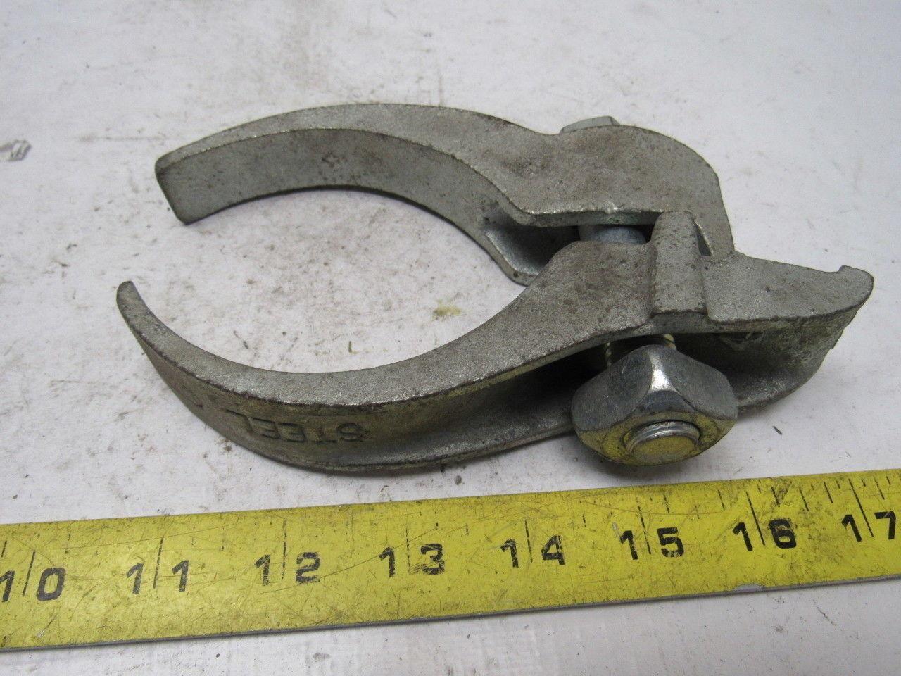 Steel City PA-4 Galvanized Beam Clamps for Mounting 4" Pipe Conduit Lot Of 3