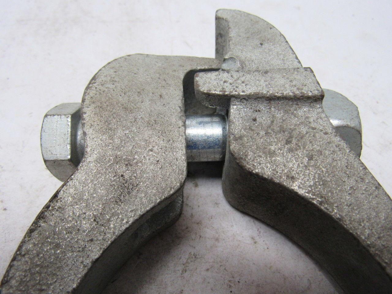 Steel City PA-4 Galvanized Beam Clamps for Mounting 4" Pipe Conduit Lot Of 3