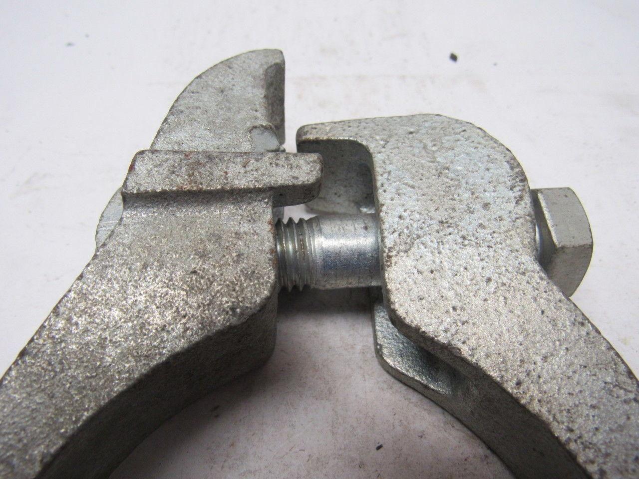 Steel City PA-4 Galvanized Beam Clamps for Mounting 4" Pipe Conduit Lot Of 3