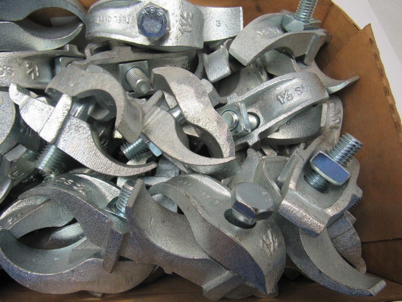 Steel City PC-150PAR 1-1/2" Galvanized Parallel Type Conduit Clamp Lot Of 40