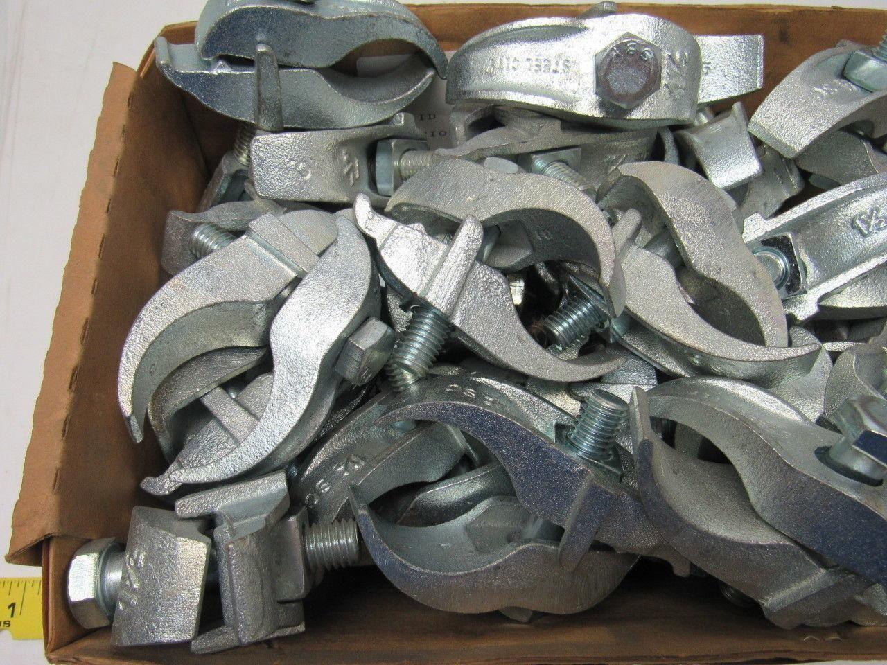 Steel City PC-150PAR 1-1/2" Galvanized Parallel Type Conduit Clamp Lot Of 40