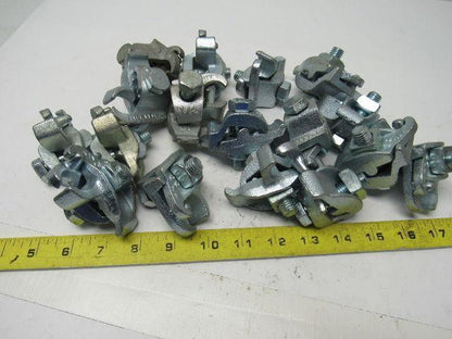 Steel City PC-50ET 1/2" Galvanized Edge Type Rigid Conduit Clamp Lot Of 17