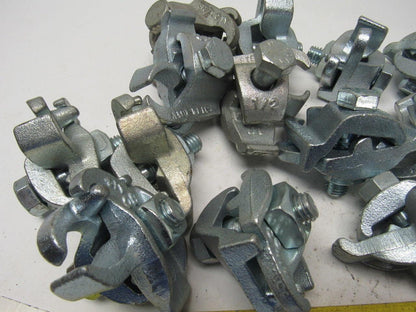Steel City PC-50ET 1/2" Galvanized Edge Type Rigid Conduit Clamp Lot Of 17